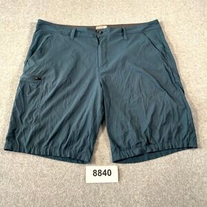 Original Weatherproof Vintage Trail Shorts Mens 40 Blue Stretch Hiking Outdoor